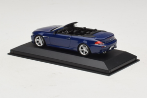 BMW M6 E64 Kabriolets Blue Metallic Minichamps 1:43 BMW017 Metāls — attēls 3 no 4