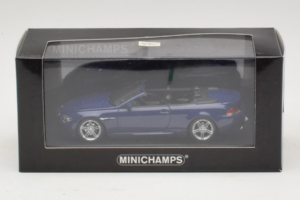 BMW M6 E64 Kabriolets Blue Metallic Minichamps 1:43 BMW017 Metāls — attēls 4 no 4