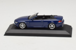 BMW M6 E64 Kabriolets Blue Metallic Minichamps 1:43 BMW017 Metāls