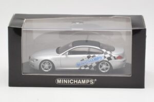 BMW M6 E63 IAA Frankfurt Sudrabs Minichamps 1:43 M6001 Metāls — attēls 4 no 4