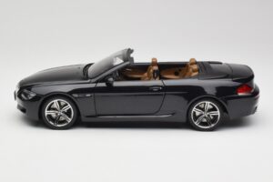 BMW M6 E64 Kabriolets Sapphire Black Kyosho 1:18 80430417424 Metāls — attēls 5 no 9