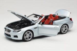 BMW M6 F12 Kabriolets Silverstone Silver Paragon 1:18 8043225656 Metāls — attēls 2 no 8