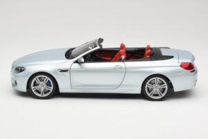 BMW M6 F12 Kabriolets Silverstone Silver Paragon 1:18 8043225656 Metāls — attēls 4 no 8