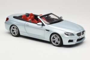 BMW M6 F12 Kabriolets Silverstone Silver Paragon 1:18 8043225656 Metāls — attēls 6 no 8