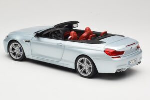 BMW M6 F12 Kabriolets Silverstone Silver Paragon 1:18 8043225656 Metāls — attēls 7 no 8