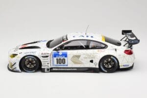 BMW M6 GT3 F13 #100 Schubert Motorsport J. Edwards / J. Klingmann 24h Nurburgring 2016 Minichamps 1:18 155162611 Metāls — attēls 3 no 6