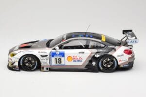 BMW M6 GT3 F13 #18 Schubert Motorsport A. Farfus / J. Krohn 24h Nurburgring 2016 Minichamps 1:18 155162618 Metāls — attēls 3 no 6
