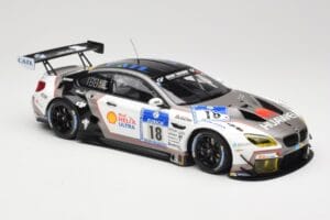 BMW M6 GT3 F13 #18 Schubert Motorsport A. Farfus / J. Krohn 24h Nurburgring 2016 Minichamps 1:18 155162618 Metāls — attēls 4 no 6