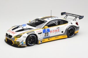 BMW M6 GT3 F13 #23 Rowe Racing A. Sims / P. Eng 24h Nurburgring 2016 Minichamps 1:18 155162623 Metāls
