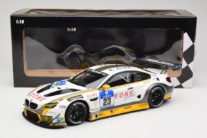 BMW M6 GT3 F13 #23 Rowe Racing A. Sims / P. Eng 24h Nurburgring 2016 Minichamps 1:18 155162623 Metāls — attēls 6 no 6