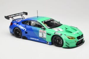 BMW M6 GT3 F13 #3 Falken Motorsports P. Düsseldorf / J. Müller VLN Winner Heat 4 2017 Minichamps 1:18 153172693 Metāls — attēls 4 no 6