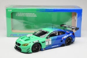 BMW M6 GT3 F13 #3 Falken Motorsports P. Düsseldorf / J. Müller VLN Winner Heat 4 2017 Minichamps 1:18 153172693 Metāls — attēls 6 no 6
