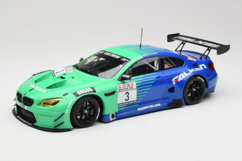 BMW M6 GT3 F13 #3 Falken Motorsports P. Düsseldorf / J. Müller VLN Winner Heat 4 2017 Minichamps 1:18 153172693 Metāls