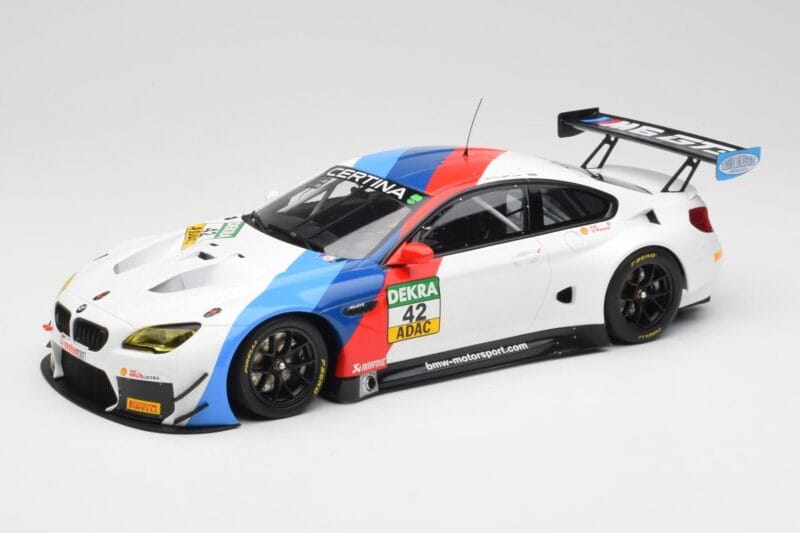 BMW M6 GT3 F13 #42 BMW Team Schnitzer R. Collard / P. Eng ADAC GT Masters Oschersleben 2017 Minichamps 1:18 155172652 Metāls