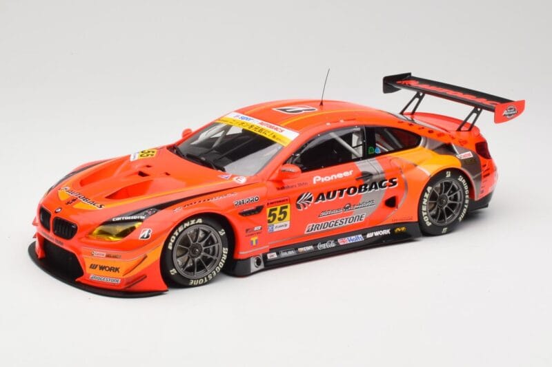 BMW M6 GT3 F13 #55 Autobacs Racing Team R. Takagi / K. Kobayashi Super GT Series 2016 Minichamps 1:18 155162655 Metāls