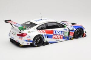 BMW M6 GT3 F13 #96 Turner Motorsport B. Auberlen / R. Foley Class Winner Petit Le Mans 2019 Minichamps 1:18 153192696 Metāls — attēls 2 no 6