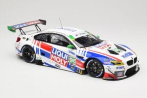 BMW M6 GT3 F13 #96 Turner Motorsport B. Auberlen / R. Foley Class Winner Petit Le Mans 2019 Minichamps 1:18 153192696 Metāls — attēls 4 no 6