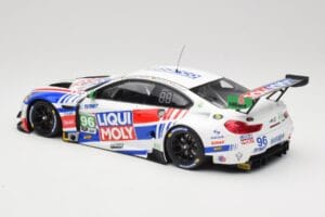 BMW M6 GT3 F13 #96 Turner Motorsport B. Auberlen / R. Foley Class Winner Petit Le Mans 2019 Minichamps 1:18 153192696 Metāls — attēls 5 no 6