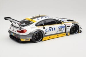 BMW M6 GT3 F13 #98 Rowe Racing M. Palttala / N. Catsburg 2nd Place 24 Hours of Nurburgring 2017 Minichamps 1:18 155172698 Met — attēls 2 no 6
