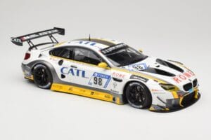 BMW M6 GT3 F13 #98 Rowe Racing M. Palttala / N. Catsburg 2nd Place 24 Hours of Nurburgring 2017 Minichamps 1:18 155172698 Met — attēls 4 no 6