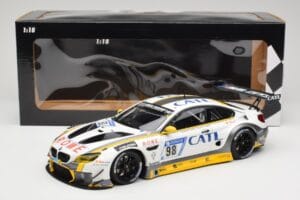 BMW M6 GT3 F13 #98 Rowe Racing M. Palttala / N. Catsburg 2nd Place 24 Hours of Nurburgring 2017 Minichamps 1:18 155172698 Met — attēls 6 no 6