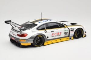 BMW M6 GT3 F13 #98 Rowe Racing T. Blomqvist / N. Catsburg 24 Hours of Spa 2017 Minichamps 1:18 155172688 Metāls — attēls 2 no 6