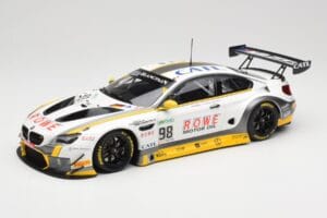 BMW M6 GT3 F13 #98 Rowe Racing T. Blomqvist / N. Catsburg 24 Hours of Spa 2017 Minichamps 1:18 155172688 Metāls