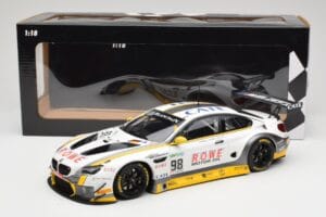 BMW M6 GT3 F13 #98 Rowe Racing T. Blomqvist / N. Catsburg 24 Hours of Spa 2017 Minichamps 1:18 155172688 Metāls — attēls 6 no 6