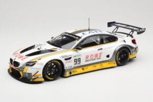 BMW M6 GT3 F13 #99 Rowe Racing P. Eng / M. Martin 24 Hours of Spa 2017 Minichamps 1:18 155172689 Metāls