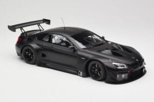 BMW M6 GT3 F13 Plain Body Version Matte Black Minichamps 1:18 155162610 Metāls — attēls 4 no 6