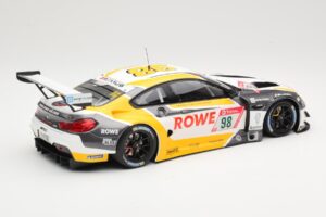 BMW M6 GT3 Rowe Racing #98 M. Wittmann / T. Blomqvist / P. Eng 4th Place 24 Hours Nurburgring 2020 Minichamps 1:18 155202698  — attēls 2 no 6