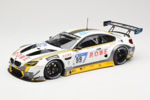 BMW M6 GT3 Rowe Racing #99 M. Basseng / M. Martin 24 Hours Nurburgring 2017 Minichamps 1:18 155172699 Metāls