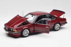 BMW M635 CSi E24 Karmin Sarkans AUTOart 1:18 70528 Metāls — attēls 2 no 8