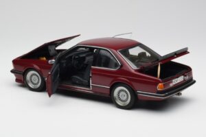 BMW M635 CSi E24 Karmin Sarkans AUTOart 1:18 70528 Metāls — attēls 5 no 8