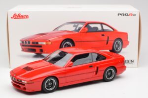 BMW M8 E31 Prototype Sarkans Schuco 1:18 450020900 Metāls — attēls 6 no 6