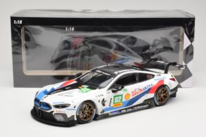 BMW M8 GTE Team Mtek #82 T. Blomqvist / A. Felix da Costa 6 Hours of Fuji 2018 Minichamps 1:18 155182982 Metāls — attēls 6 no 6