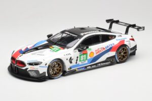 BMW M8 GTE #81 Team MTEK M. Tomczyk / N. Catsburg / N. Yelloly 24 Hours of Le Mans 2018 Minichamps 1:18 155182981 Metāls