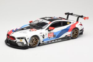 BMW M8 GTE Team RLL #25 C. De Phillippi / A. Farfus Class Winners 24 Hours of Daytona 2019 Minichamps 1:18 155192925 Metāls