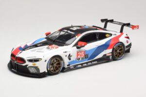 BMW M8 GTE Team RLL C. De Phillippi / B. Auberlen 2nd in Class 12 Hours of Sebring 2018 Minichamps 1:18 155182925 Metāls
