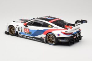 BMW M8 GTE Team RLL C. De Phillippi / B. Auberlen 2nd in Class 12 Hours of Sebring 2018 Minichamps 1:18 155182925 Metāls — attēls 5 no 6