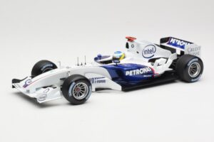BMW Sauber F1.06 #16 N. Heidfeld Launch Version 2006 Minichamps 1:18 80430413183 Metāls
