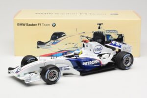 BMW Sauber F1.06 #16 N. Heidfeld Launch Version 2006 Minichamps 1:18 80430413183 Metāls — attēls 6 no 6
