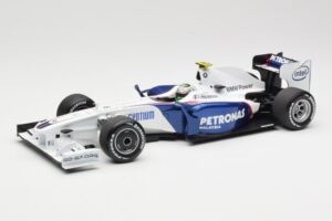 BMW Sauber F1.09 #6 N. Heidfeld Launch Version 2009 Minichamps 1:18 80432154856 Metāls