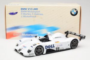 BMW V12 LMR LMP #15 P. Martini / Y. Dalmas / J. Winkelhock 24 Hours of Le Mans Winner 1999 Minichamps 1:18 80430009338 Metāls — attēls 6 no 6