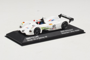 BMW V12 LMR #42 T. Kristensen / J.J. Lehto / J. Muller 24 Hours of Le Mans 1999 Minichamps 1:43 80429418137 Metāls — attēls 2 no 5