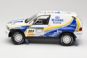 BMW X5 X-Raid #207 Dakar Rally 2004 Solido 1:18 SOLIDO001 Metāls — attēls 4 no 8