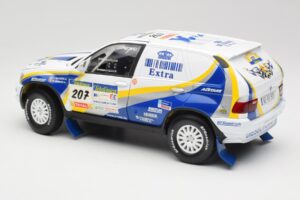 BMW X5 X-Raid #207 Dakar Rally 2004 Solido 1:18 SOLIDO001 Metāls — attēls 7 no 8