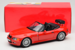 BMW Z3 Roadster 1.9 Sarkans Dīlera Izdevums UT Models 1:18 80439423068 Metāls — attēls 8 no 8