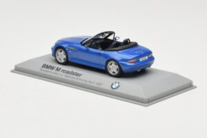 BMW Z3 Roadster 2.8 Zils Minichamps 1:43 BMW003 Metāls — attēls 3 no 4