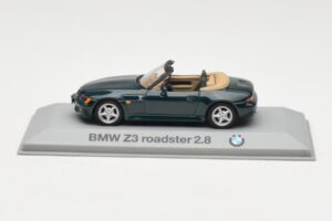 BMW Z3 Roadster 2.8 Tumšzaļš Minichamps 1:43 80429421514 Metāls
